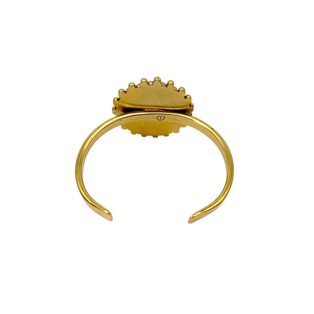 Virgins Saints & Angels Gold Bracelet with Silver Medallion - Picture 4 of 9